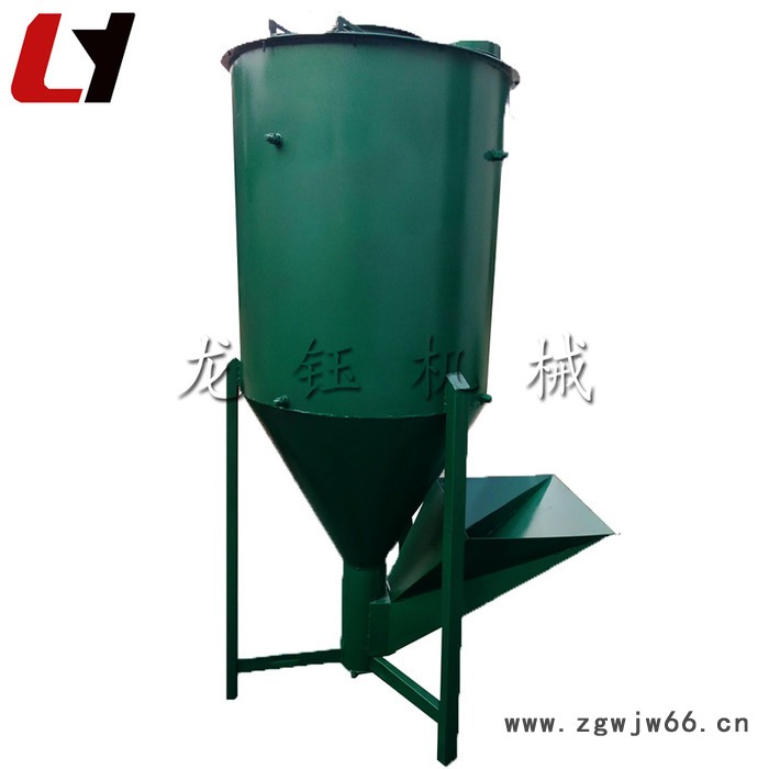 饲料混合机 新型卧式饲料搅拌机 两相电滚筒混合机图2