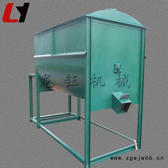 饲料混合机 新型卧式饲料搅拌机 两相电滚筒混合机图5