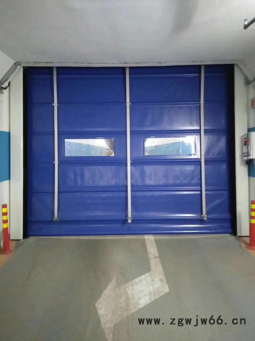 广东清远物流车间高速门定做安装 滚筒铝合金中空快速门定做图6