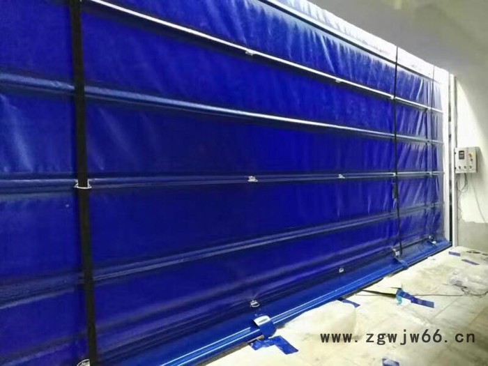 广东清远物流车间高速门定做安装 滚筒铝合金中空快速门定做图5