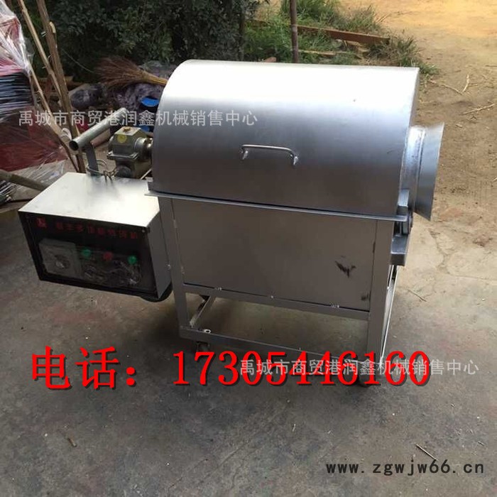 滚筒炒锅炒货机 多功能花生瓜子自动翻炒机 电加热控温炒籽机图2
