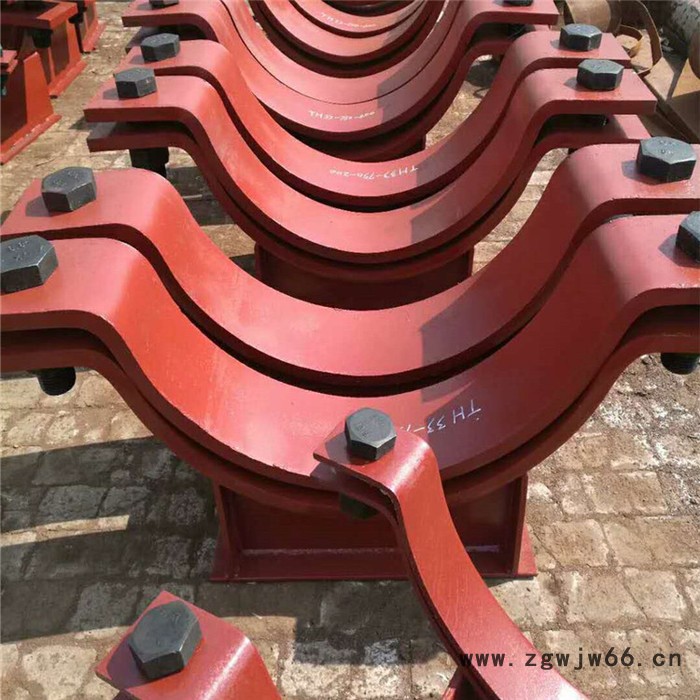 S1-15-45卡箍型滑动管托 HK-1-150管夹滑动支座 河北齐鑫厂家供应图3