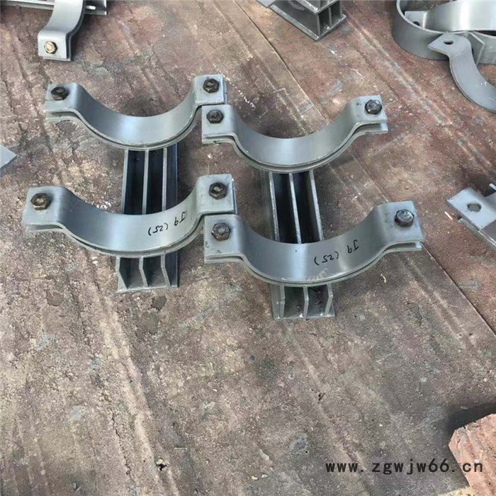 S1-15-45卡箍型滑动管托 HK-1-150管夹滑动支座 河北齐鑫厂家供应图2