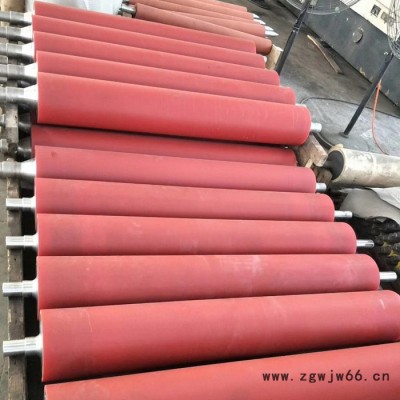 清洁胶辊 耐磨滚筒包胶辊 华旭 厂家定制