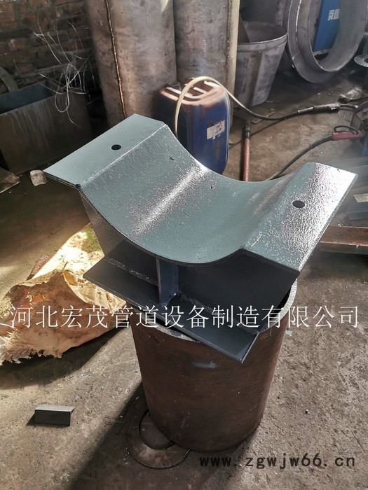 管道固定支架 热力管道固定支架 管夹固定支架 蛭石隔热固定管托图3