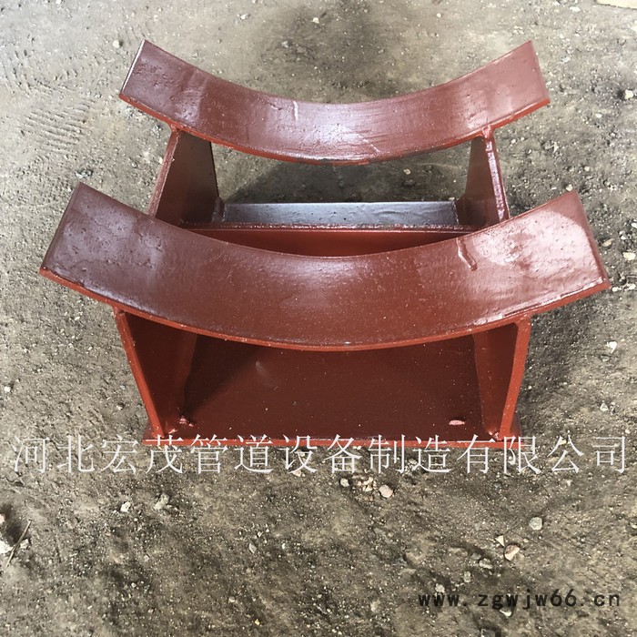 宏茂卡箍型滑动管托 管道滑动支座 管夹滑动支座 单项滑动管托图2