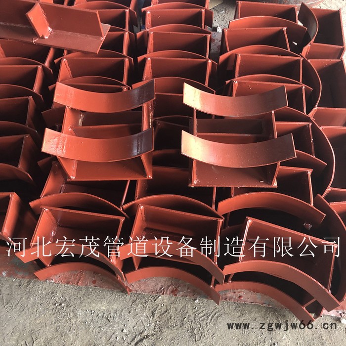 宏茂卡箍型滑动管托 管道滑动支座 管夹滑动支座 单项滑动管托图5
