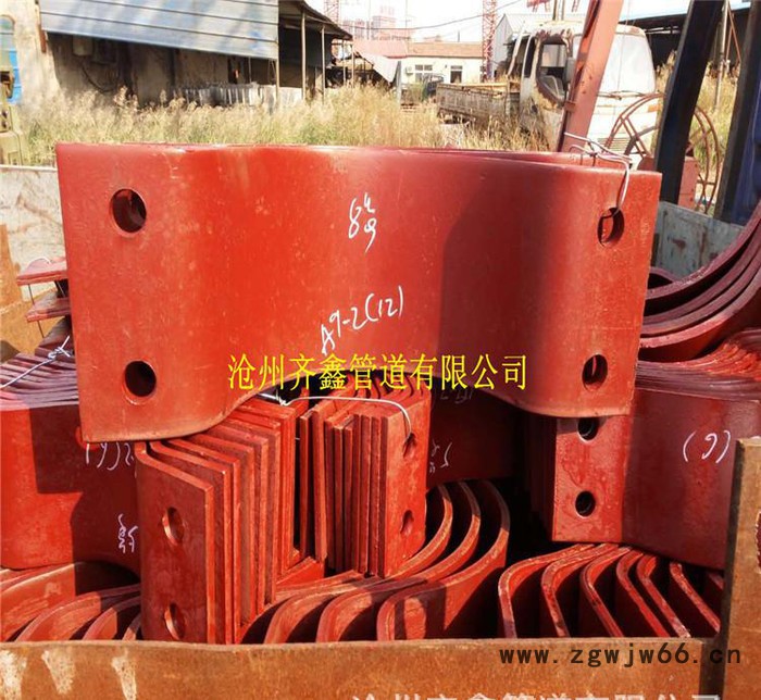 齐鑫直销立管短管夹D9A.273H D10.219S，管夹滑动支座图2