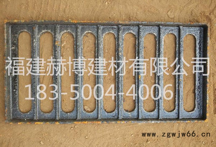 直销球墨铸铁沟盖 井盖排水沟盖板  电缆沟盖板 铸铁水篦子图2
