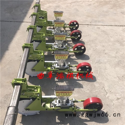 毕节手推式蔬菜精播机 蔬菜精播机 双滚筒式多行蔬菜播种机H图5