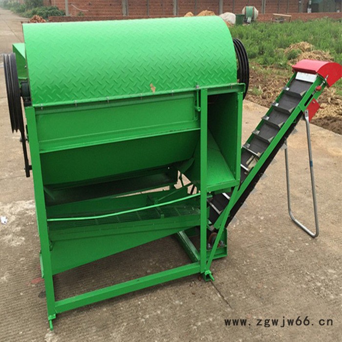 新款柴油机带动手扶采果机 滚筒摘果机 揪果子干净不落果图2