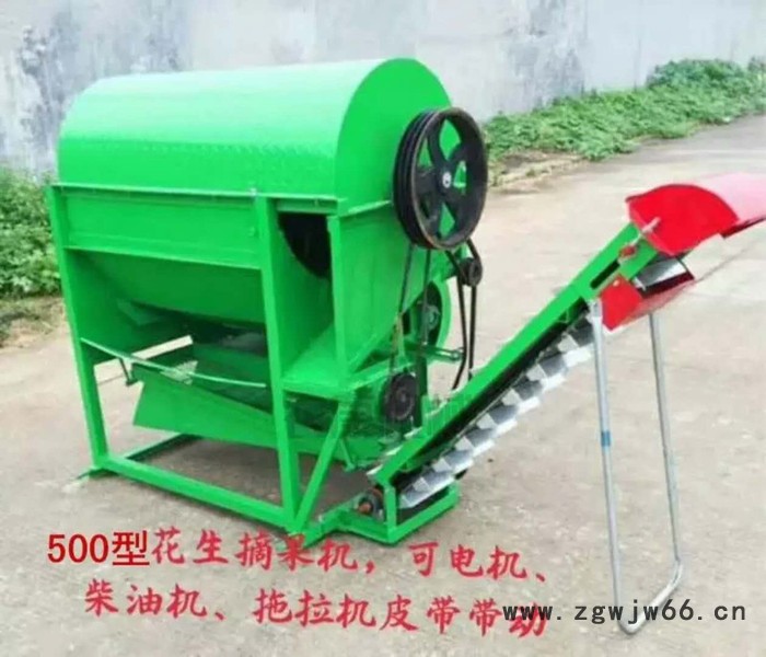 新款柴油机带动手扶采果机 滚筒摘果机 揪果子干净不落果图8