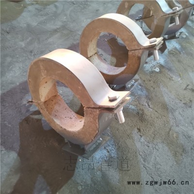 河北 单管夹蛭石隔热管托 固定隔热管托 志昂厂家