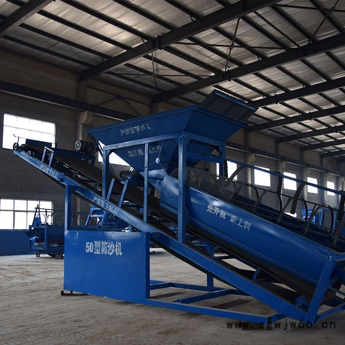 30型筛沙机 全自动湿沙筛选机 建筑机械大型滚筒筛沙机图5