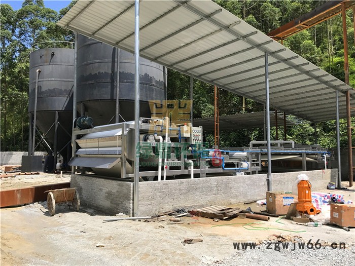 污泥压榨机 滚筒式带式压滤机 ** 泥浆分离机图3