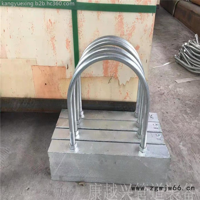 康越兴 聚氨酯保冷隔热管托 工业固定管托 蛭石滑动导向管夹 厂家供应图3