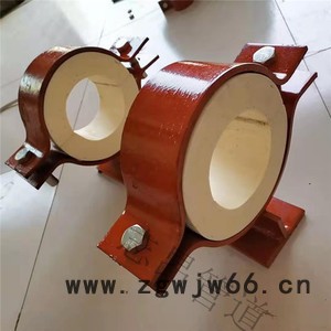 沧州志昂生产  管道保温管托 聚氨酯保冷滑动导向管托 保冷管托   管道管夹图2