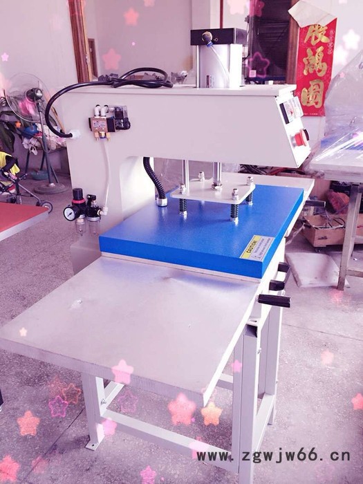 正科 气动双工位烫钻机 气动烫画机 粘合机 滚筒机