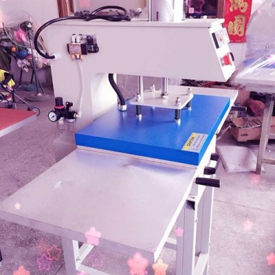 正科 气动双工位烫钻机 气动烫画机 粘合机 滚筒机