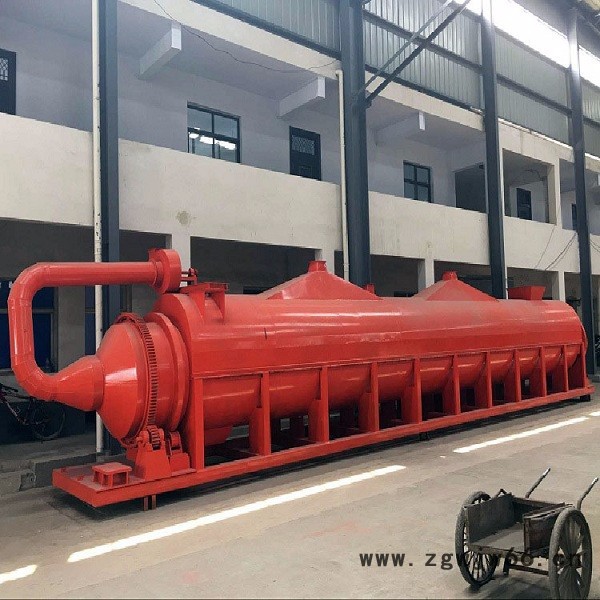 亚美烘干机 内燃式大型木屑烘干机 回转滚筒干燥设备图5