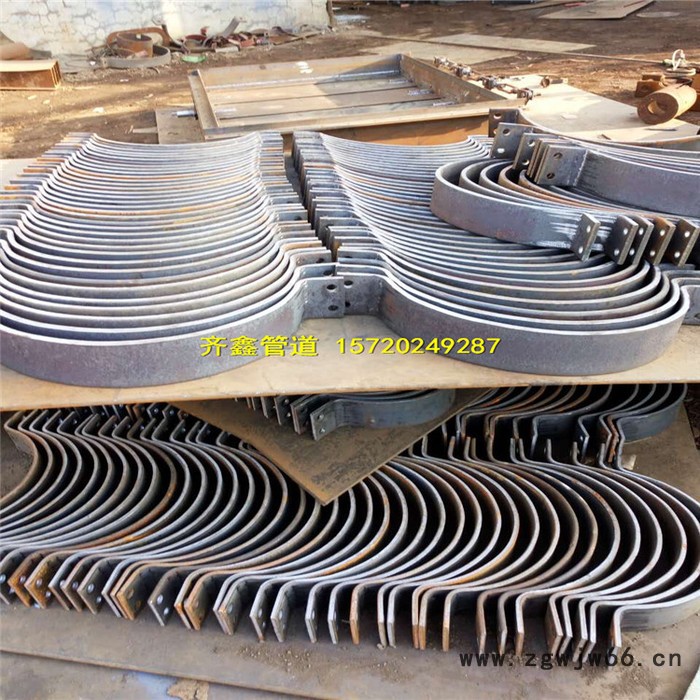 CS垂直管道双拉杆短管夹组件 水平管道双拉杆吊架 管道支吊架图2