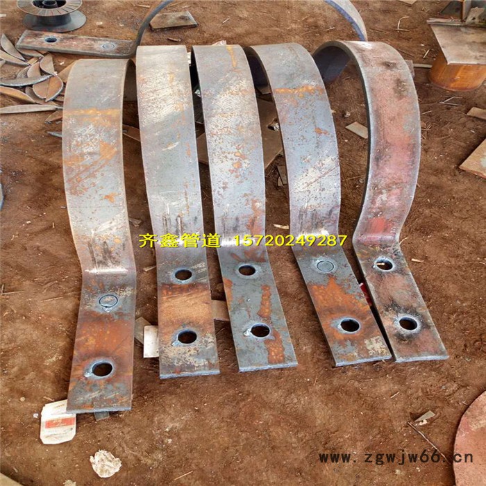 CS垂直管道双拉杆短管夹组件 水平管道双拉杆吊架 管道支吊架图3