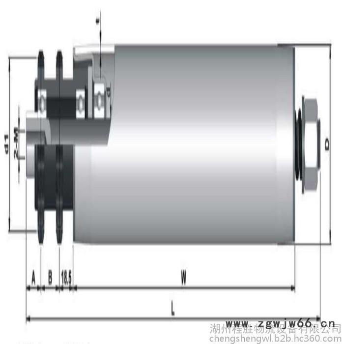 输送机配件、辊道机配件工厂定制各类滚筒、可调积放辊筒、不锈钢辊筒、PVC辊筒、包胶辊筒、万向球、福莱轮、脚杯、杯脚、附件图6