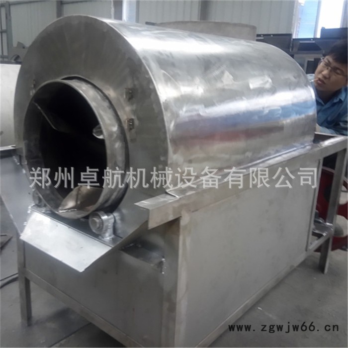 不锈钢炒货机 可以炒五香花生的机器 滚筒式自动翻炒干燥机图3