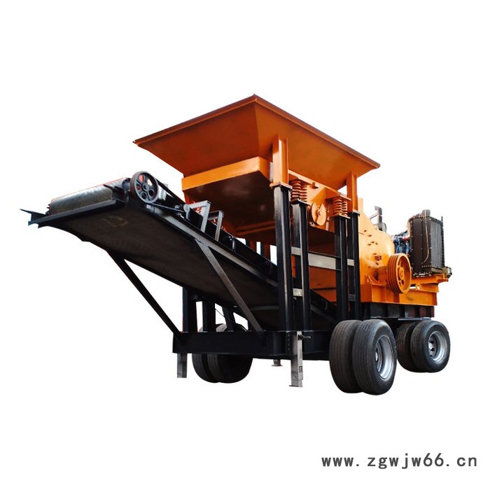 移动制砂机 洗石机砂石生产线设备洗沙机洗洗石粉机滚筒筛沙机图2