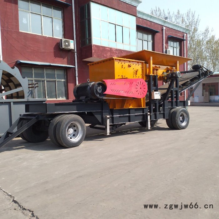 移动制砂机 洗石机砂石生产线设备洗沙机洗洗石粉机滚筒筛沙机图6
