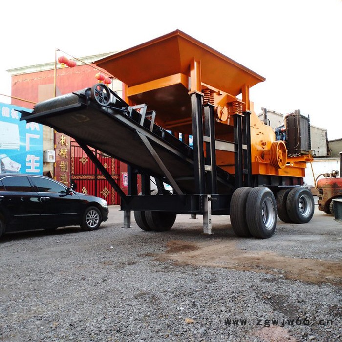 移动制砂机 洗石机砂石生产线设备洗沙机洗洗石粉机滚筒筛沙机图4