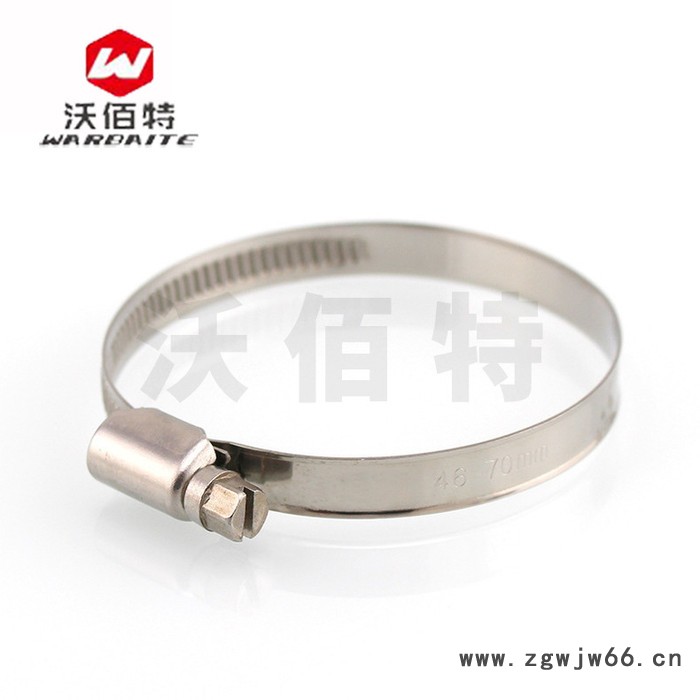沃佰特 全钢德式卡箍喉箍抱箍 不锈钢 管卡喉箍管夹管箍图2