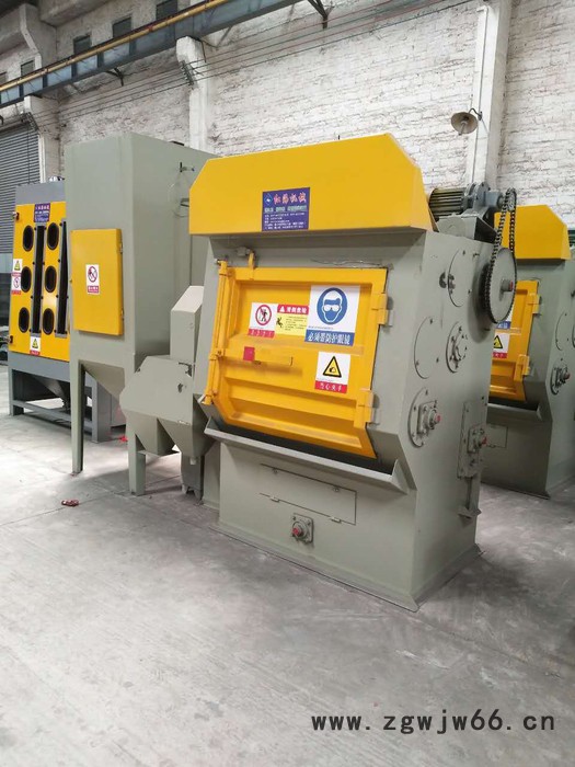 326履带式抛丸机 滚筒式喷砂机 佛山红福海喷砂机抛丸机图3