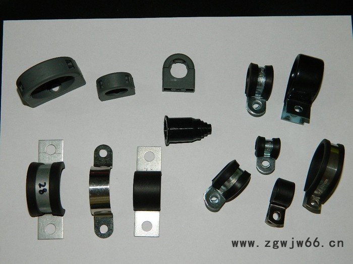 供应福莱通FLT-U型软管固定卡扣，32mm线缆定型卡子，包胶管卡，金属管夹，量大优惠图4