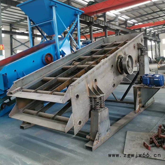 振动筛 震动筛沙机无轴移动式直线滚筒砂石分离设备 圆振动筛图7