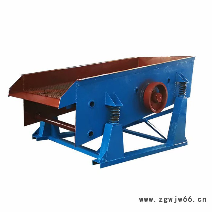 振动筛 震动筛沙机无轴移动式直线滚筒砂石分离设备 圆振动筛图3