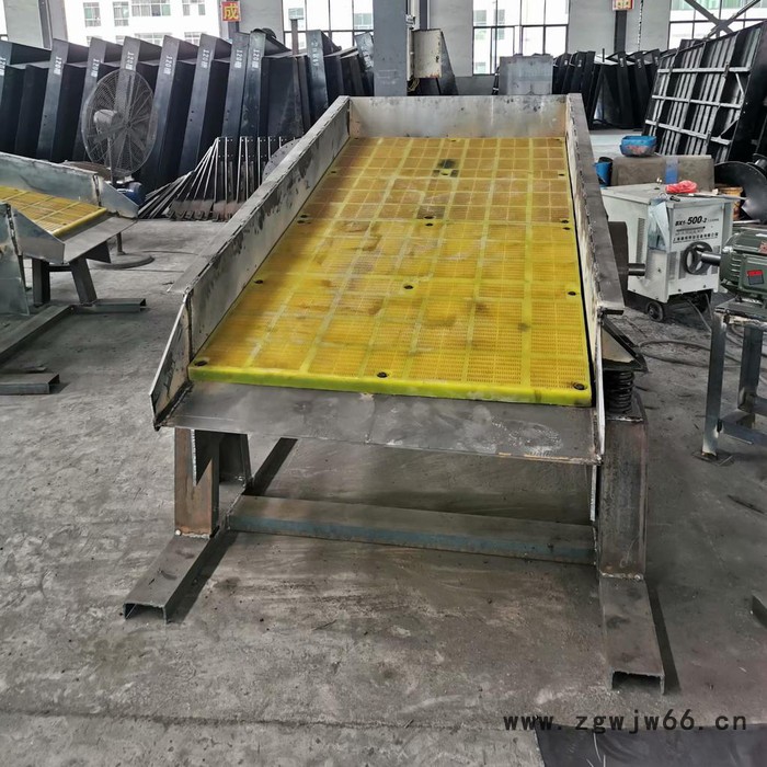 振动筛 震动筛沙机无轴移动式直线滚筒砂石分离设备 圆振动筛图4