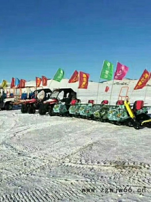 山东瀚雪双人滑雪圈 雪地滚筒 亲子卡丁车图3