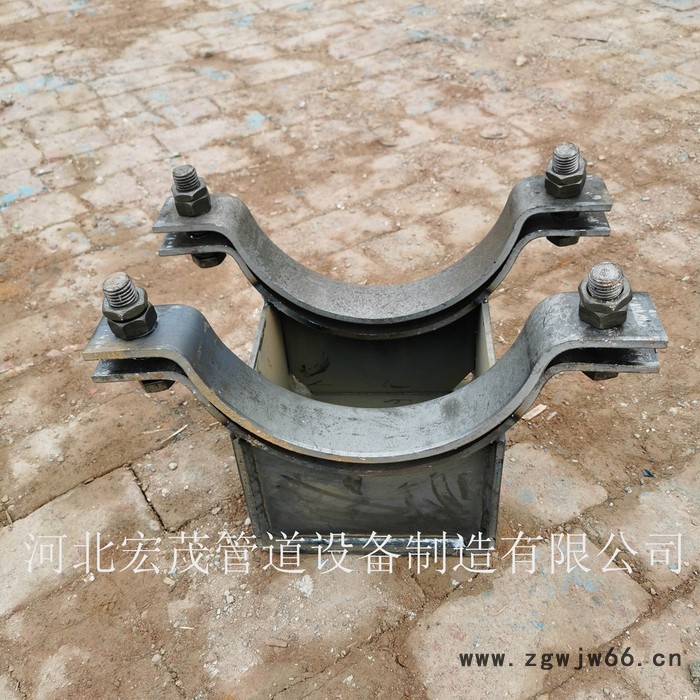 宏茂Z4型管夹导向支座 管道导向管托 热力管道导向管托 规格齐全图4