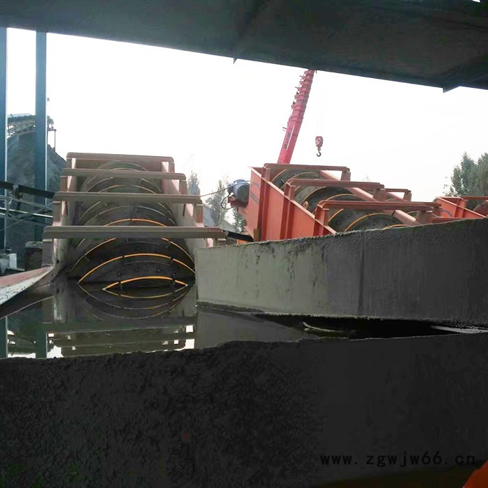 邦隆厂家现货专业生产LSX915滚筒式螺旋洗石机 石粉制砂机洗砂机 碎石制砂水洗砂设备 **一律批发价格出售图2