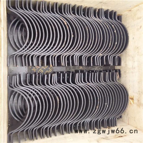 齐鑫D14 横担弹簧用管夹管座图3