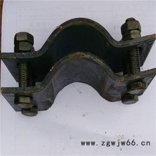 齐鑫D14 横担弹簧用管夹管座图4
