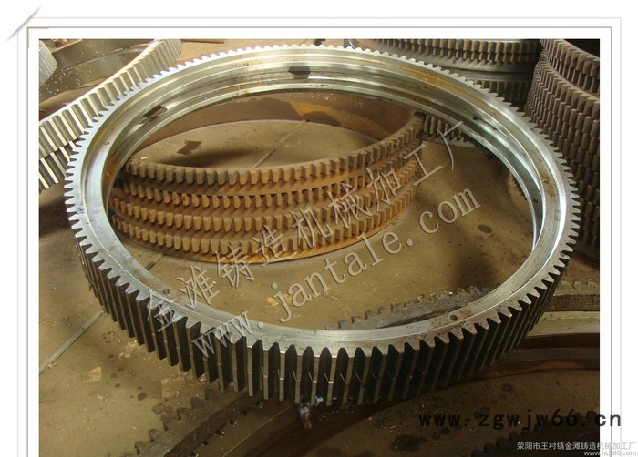 Φ1.4米滚筒烘干机齿圈 跑带 小齿轮 托轮 支架 金滩专业生产图3