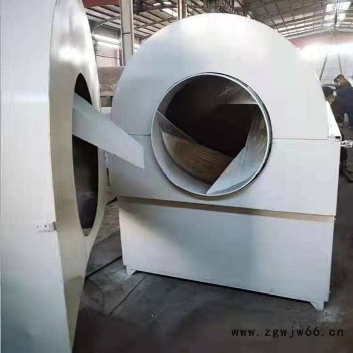 富德9-15不锈钢电磁滚筒炒货机大型五谷杂粮电炒货机水洗芝麻电磁炒货机花生瓜子板栗自动电炒锅图2