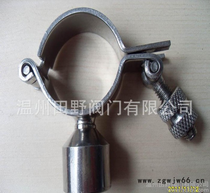 不锈钢带销管卡,带销锁紧管卡,带内牙管卡子/管夹/管码图2