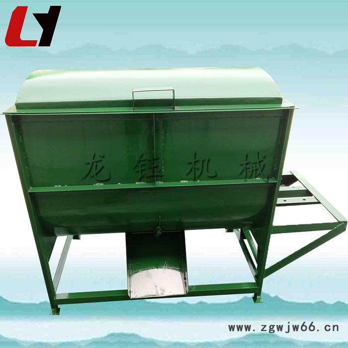 卧式螺旋混料机 高效复合混料机 两相电滚筒混合机图7