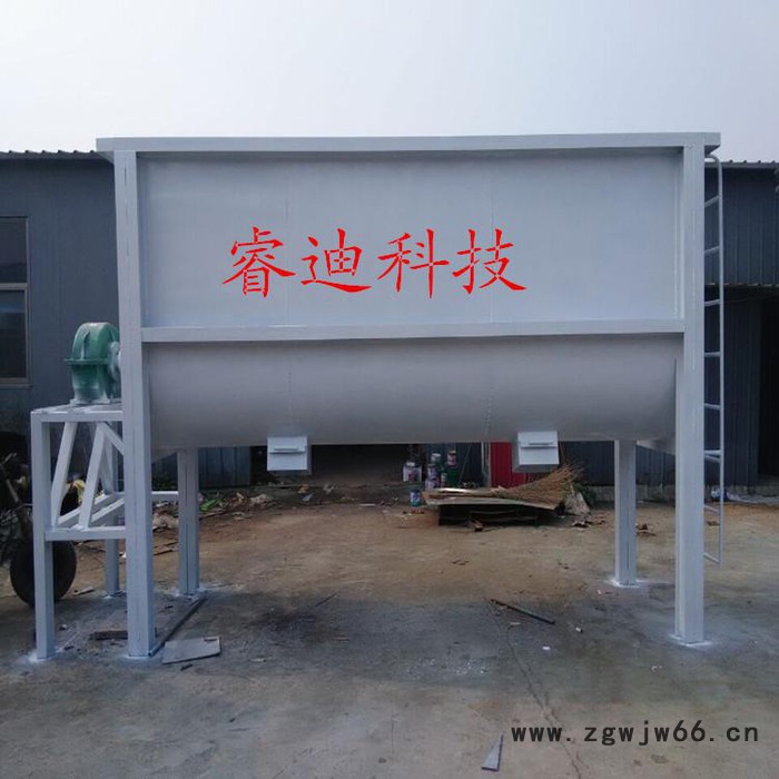 小型饲草饲料搅拌机卧式滚筒饲料搅拌混合机图2