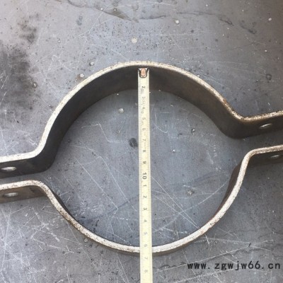 ** 瑞鑫恒通  保温滑动支座 管卡管夹，电厂用杂件，固定支座 管箍 抱箍 半圆卡DN50