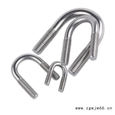 U型螺丝螺栓304不锈钢螺栓M5|M6|M8骑马管箍管夹M10|M12厂家直售