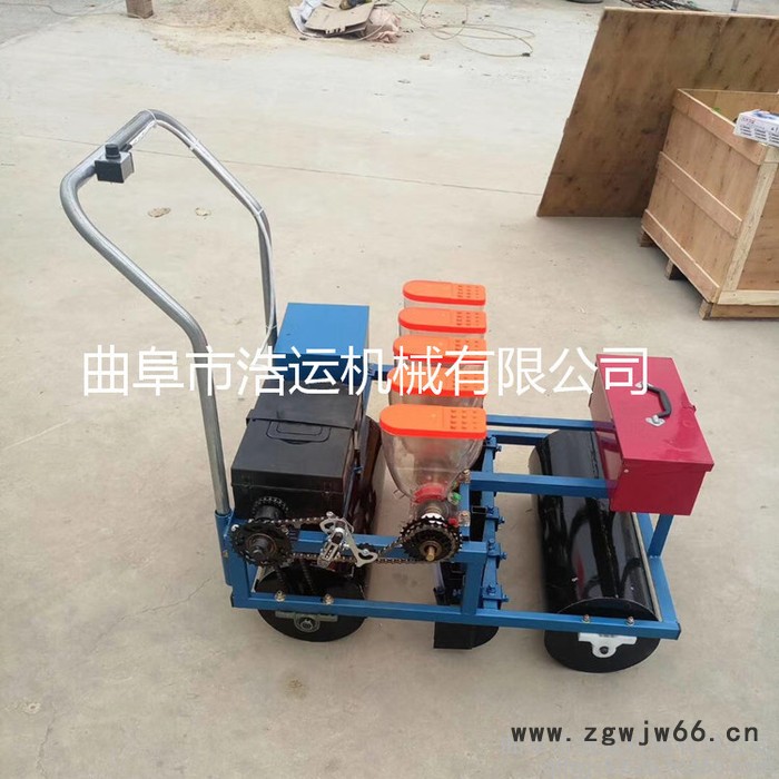 手推6行滚筒式蔬菜精播机 多功能西芹 油菜籽播种机 免间苗播种机图3